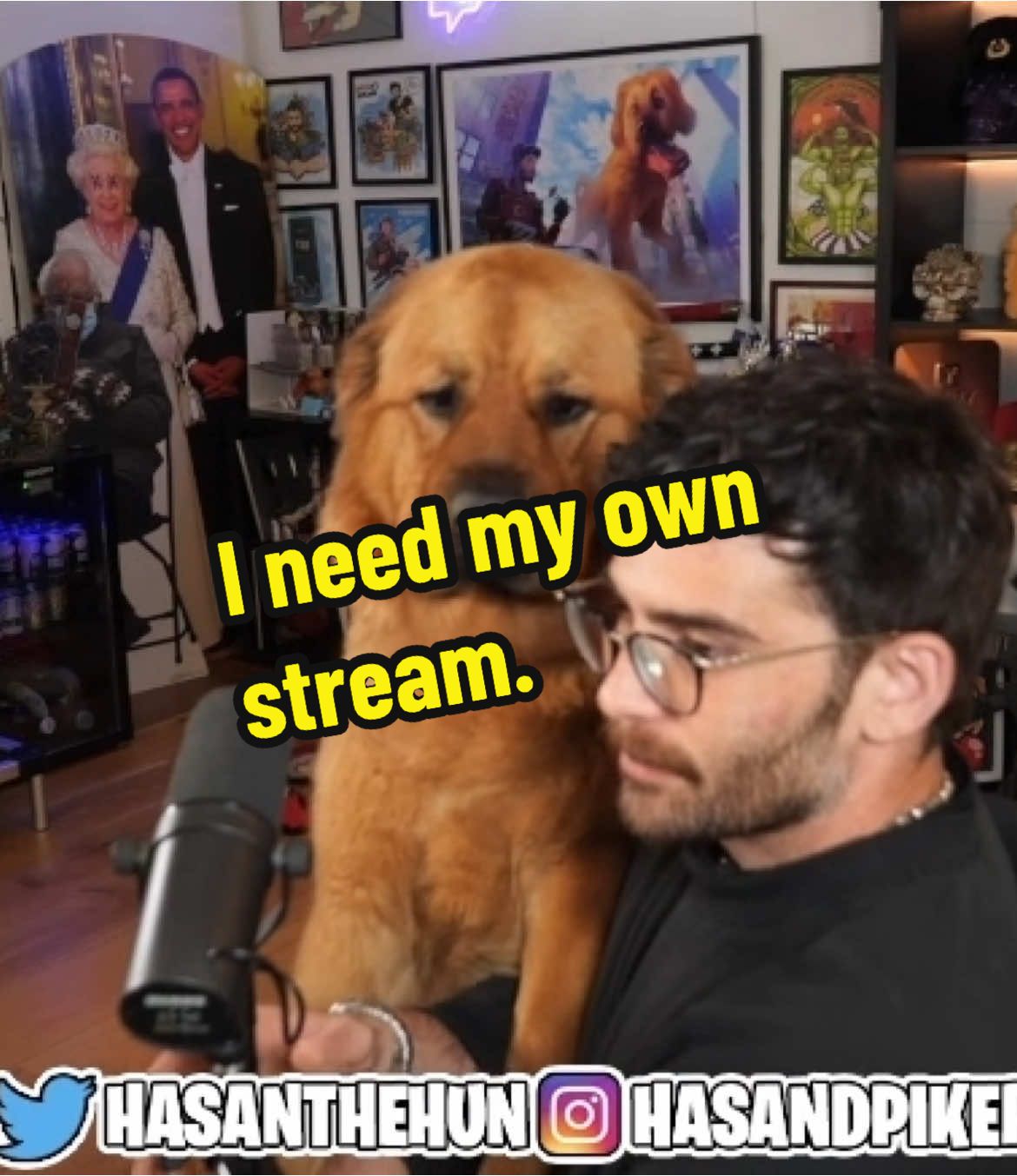 Look, I get ONE Sunday Funday with him and he expects me to “place” ALL DAY WHEN HE IS RIGHT THERE?! 🐾 #hasanabi #kayapiker 