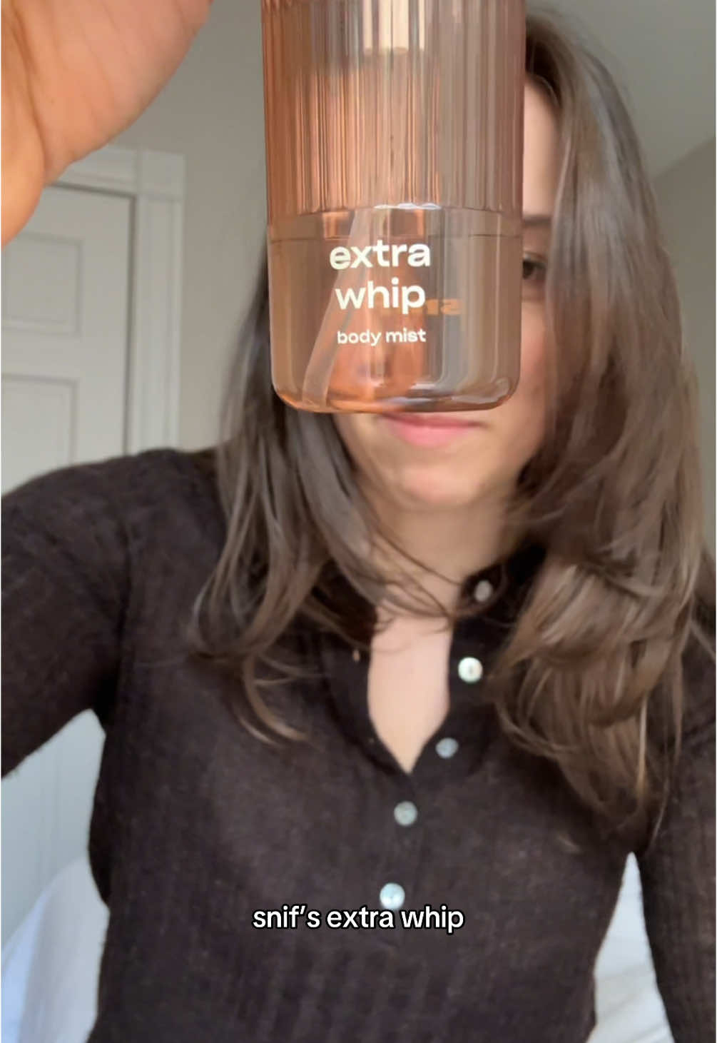 Our most popular body mist is available on TikTok shop! #snif #sniffragrance #extrawhip 