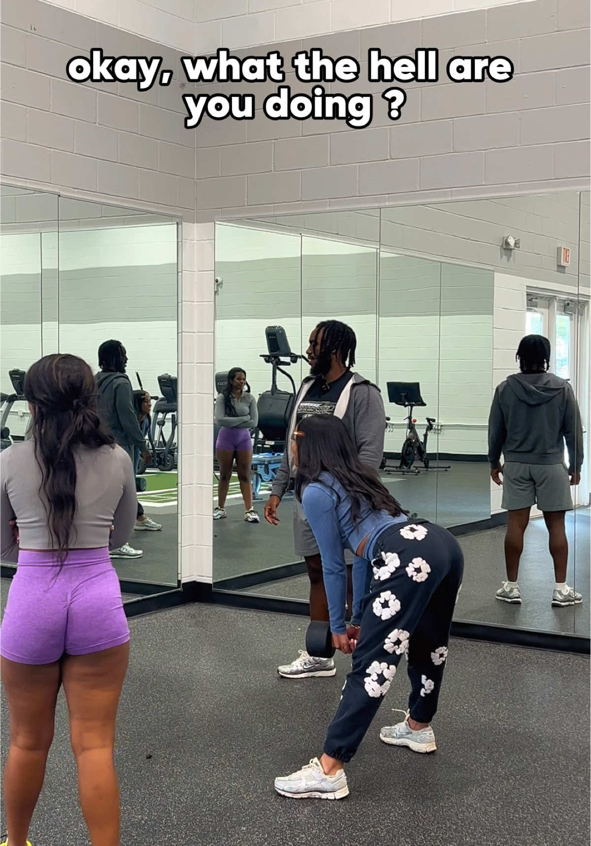 this is part 1 of a 3-episode saga of these 2 mfs 🌚…. enjoy 😂 #fyp #foryou #gym #personaltrainer #georgia 