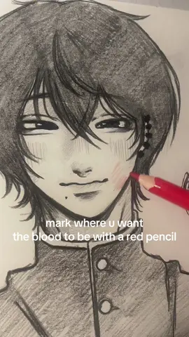 Sorry if that was too fast idk how to tutorial. Requested by @ﾒ𝟶  #yoshida #chainsawman #fineshyt #drawing #artist 