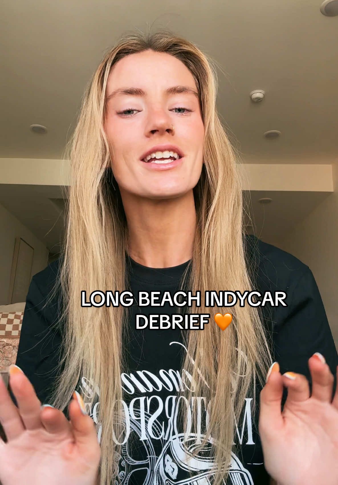 woke up very tired but very grateful 🧡 s/o @lulu 🏎️🏆🏁❤️‍🔥 for supporting the pipeline and supplying everyone's instagram captions #arrowmclaren #indycar @Arrow McLaren @indycar @emily🏁 @Sarah | Motorsports Creator🏎️ 