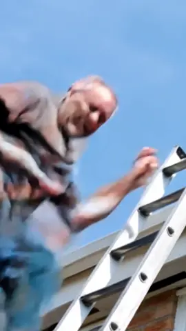 Man Falls from Ladder
