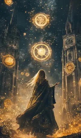 Time flows around her, but she remains still ⏳✨  The Guardian of Time watches over past, present, and future — glowing with eternal wisdom.#beautysimulations #aestheticvideo #guardianoftime #timemagic #fantasywomen #mythical #digitalproducts 