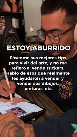 Por favor dejen aquí sus mejores tips o consejos para que esto de vivir del arte sea 100% redituable y no me tenga que ir al lado obscuro. 😱 #estoyaburrido #vivirdelarte #arte #artesano #artist #artists 
