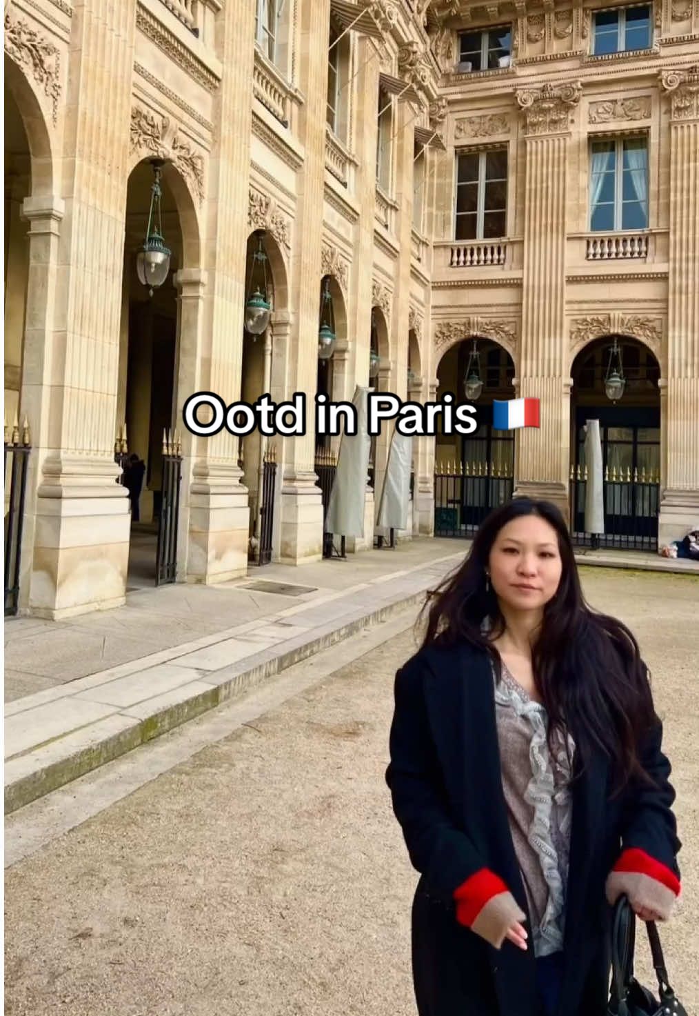 What I wore as a tourist in Paris, France #ootdinspo #fashion #parisoutfits #ootdfashion #travel #architecture 