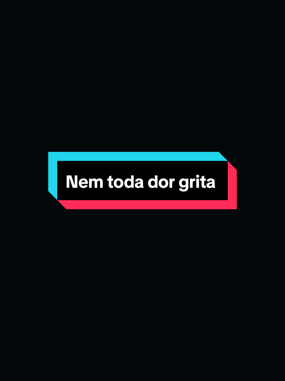 Nem toda dor grita. #motivation #reflexão #motivação #reflexion #status #statuswhatsapp #frasesmotivadoras #frasesmotivacionais #statusvideo #1millionaudition #aesthetic 