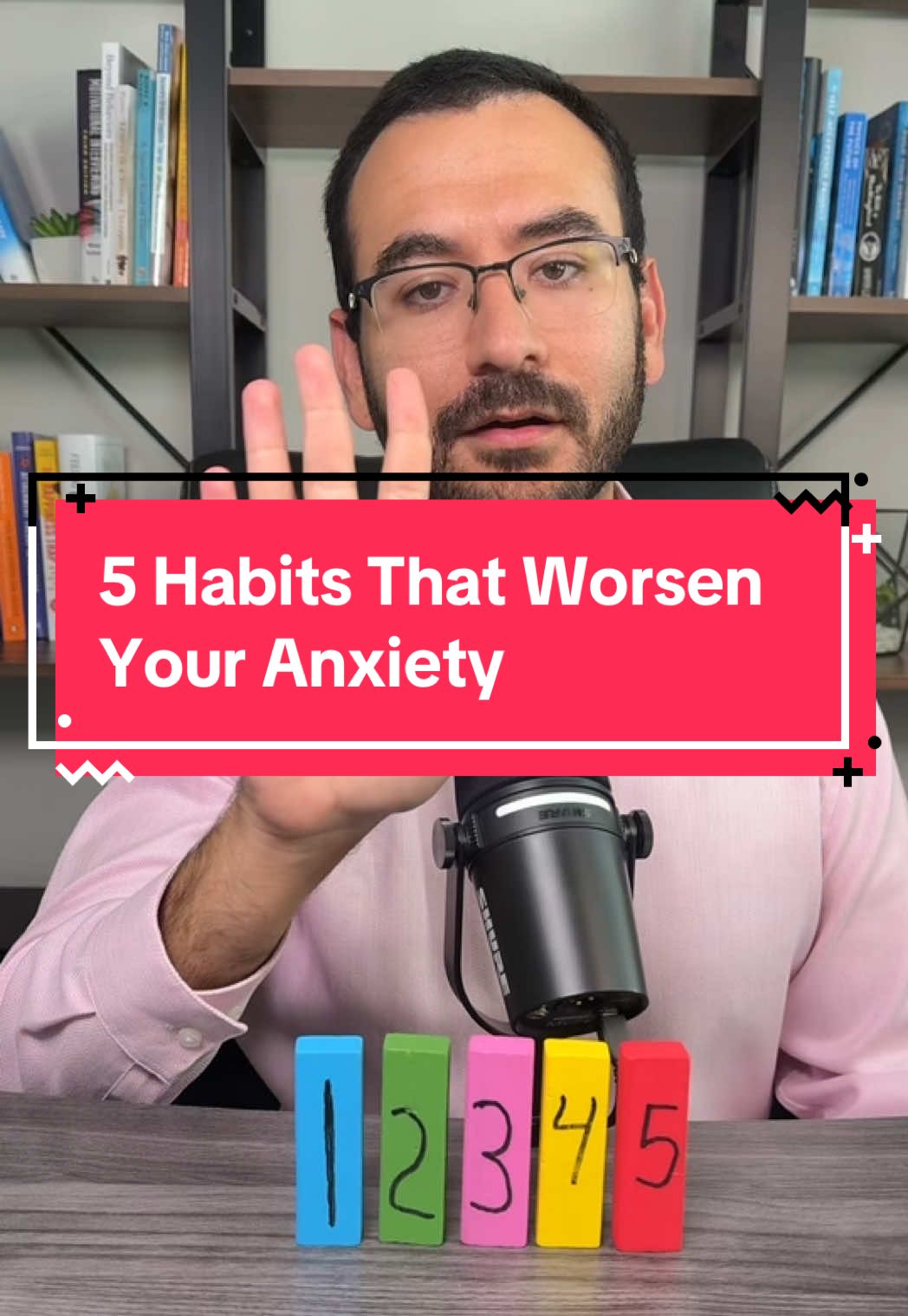 5 Habits That Worsen Your Anxiety #anxiety #anxietysupport #anxietyawareness #feelinganxious #anxietydisorder #anxietyrelief #anxietytips #anxietycycle #socialanxiety 