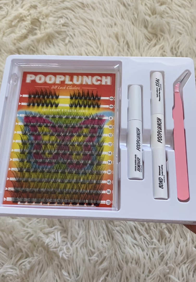 Lash Clusters Set with bond & seal, tweezers & remover #lashes #lashextensions #lashclusters #lashbusiness #lashtok 