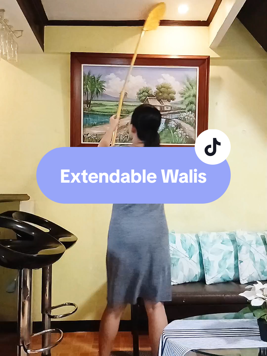Di ko na kelangan pumatong sa upuan🥰 #walis #extendablewalistambo #walistambo #cleaning #fypシ゚ 