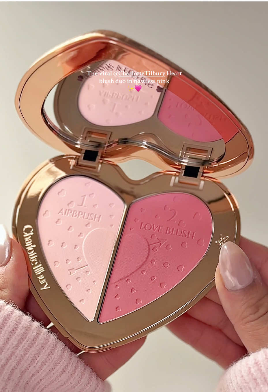 She’s THAT GIRL 😭🩷🌸🎀 @Charlotte Tilbury #charlottetilbury #charlottetilburyheartblush #heartblush #pinkblush #pillowtalk #charlottetilburypillowtalk #makeup #beauty #unboxing #sephora #sephorafinds #makeupreview #girlythings #girlyaesthetic #girlhood #pinkaesthetic #settingpowder #pressedpowder 