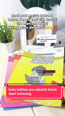 Replying to @Puteri Atiey || Racun Tiktok Jangan tunggu dah masuk Tahun 1 baru nak mula… Latih dari sekarang dengan buku latihan prasekolah ni! Seronok + padat + lengkap = anak lebih bersedia!” #bukulatihan #prasekolah 