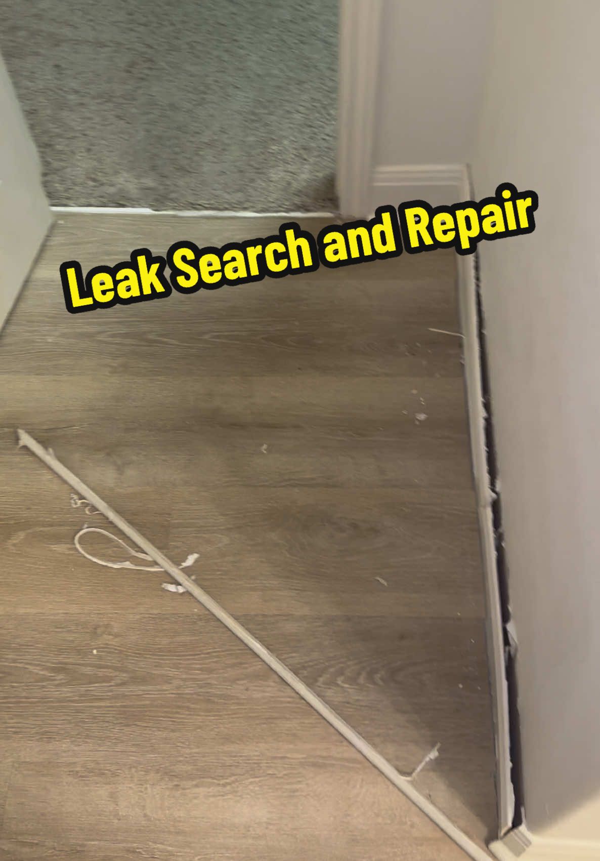 Locating and repairing a water leak.  If you can, please vote for my company Plunger Pros for “Best Plumber”.  It is towards the bottom of the page. Thank you!  https://herald-zeitung.com/bonb2025/#/gallery/?group=509076  #plumbing #repair #fyp