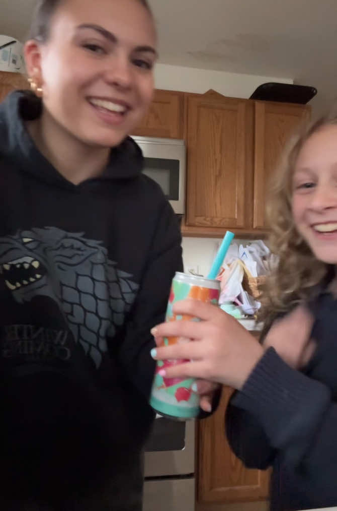 I only let her have the one sip btw😭 #alani #😝 #alaninu #review 