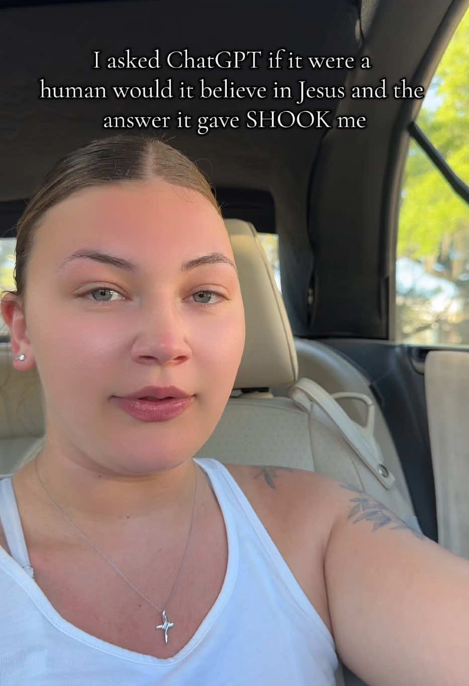 AI believes…what about you?? #christiantiktok #christiangirl #jesus #faith #fyp 