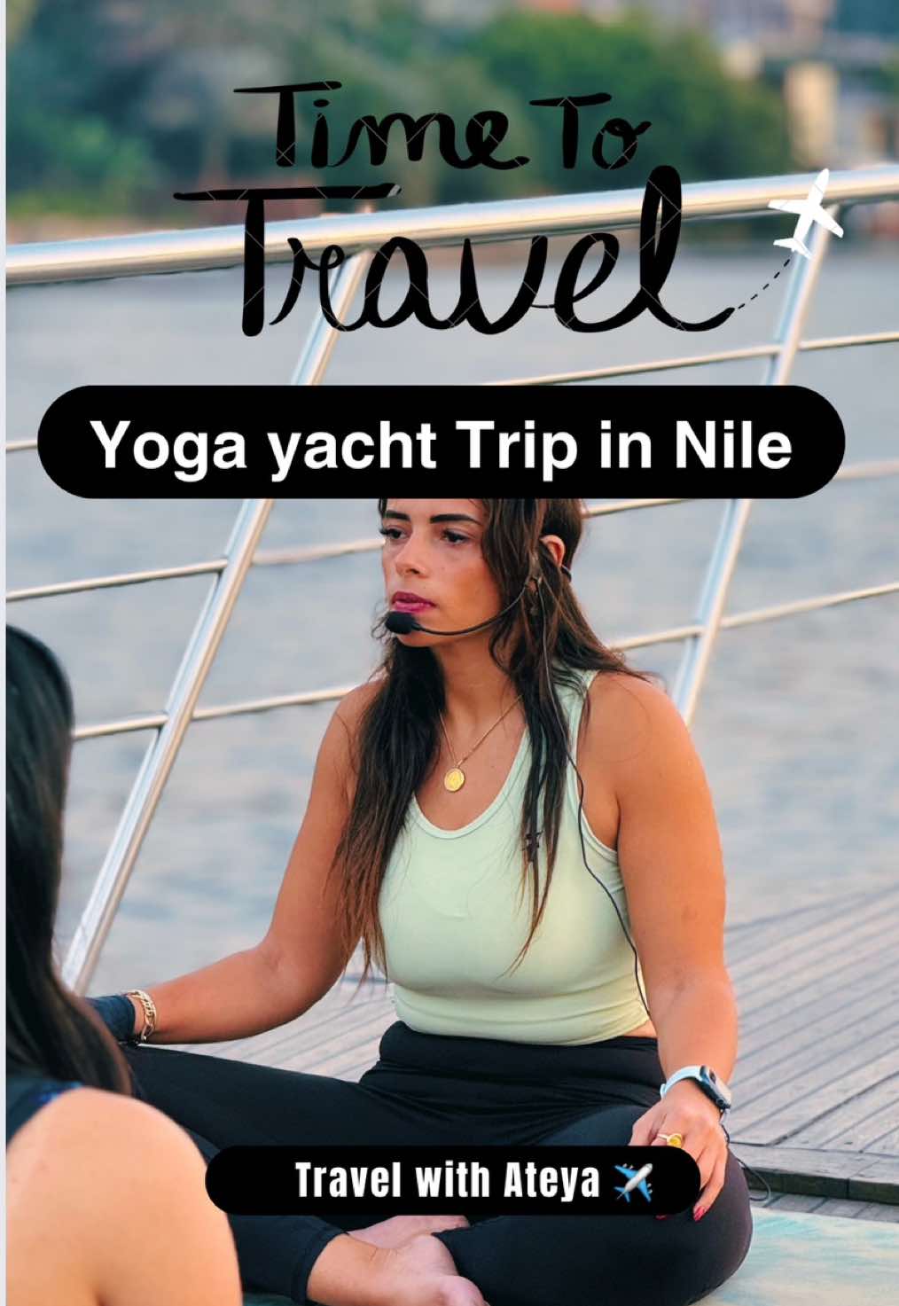 Now we open a new reservation 🔥😎 Yoga yacht Trip 3/5 🧘🏻‍♀️ Book your trip now limited seats 🙏 #foryou #foryoupage #viral_video #fyppppppppppppppppppppppp #الشعب_الصيني_ماله_حل😂😂😂 #nile #yoga #meditation 