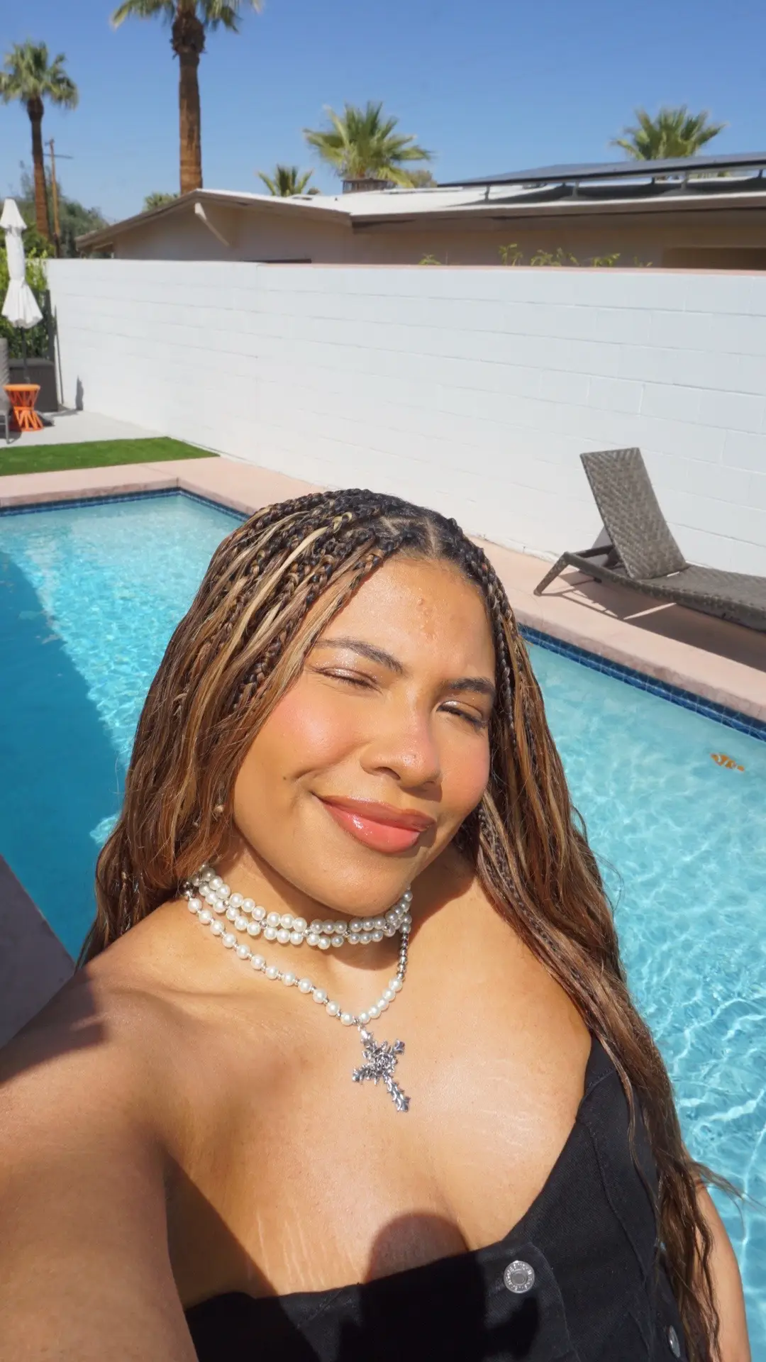 (These were at the Airbnb bc I was scared to bring my camera to the grounds… maybe next time!) #coachella2025 