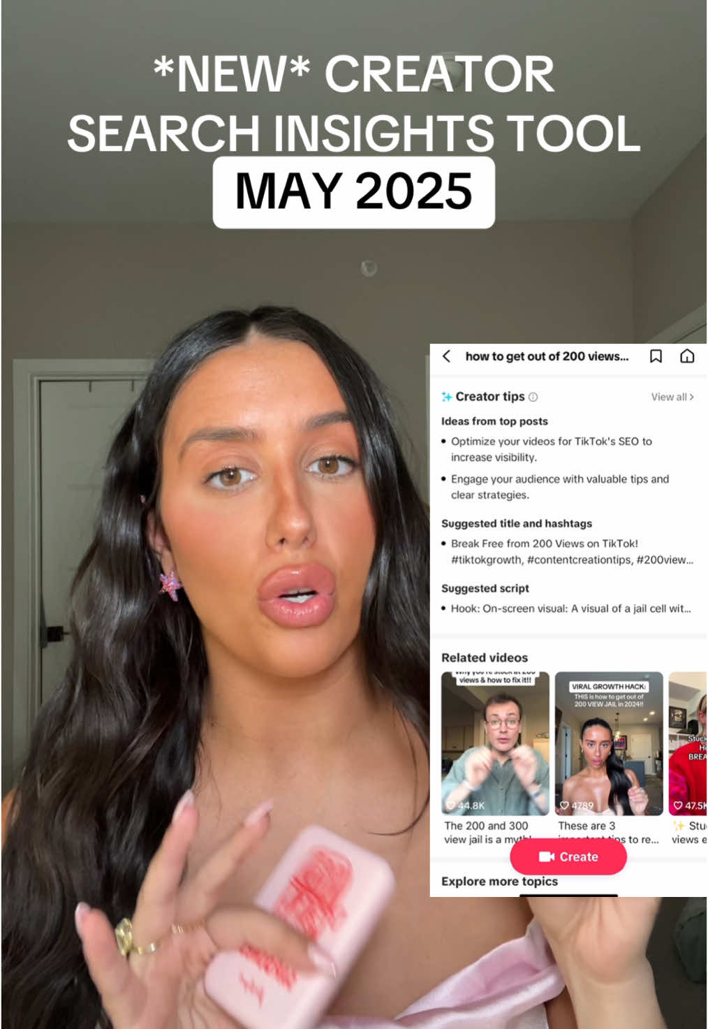 ✨NEW ✨CREATOR SEARCH INSIGHTS FEATURE that is telling creators EXACTLY the content to make in order to go viral and hit the FYP  #tiktokfeature #tiktoktips #creatorsearchinsights #contentcreator #growmyaccount #howtogrowontiktok #growontiktok #creatorsearchinsight 