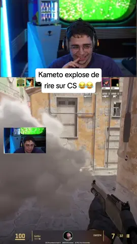 Kameto explose de rire sur Counter Strike 😂😂 #kamet0 #kameto #csgo #pourtoi