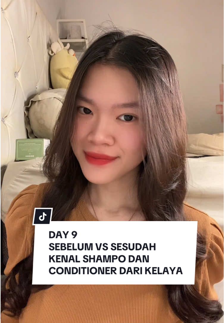 Day 9 bersama @Kelaya Hair Treatment Dari yang rontok parah setiap bangun tidur, Sekarang udah mendingan banget rontok nya. bener bener definisi hair care yang membantu proses perbaikan rambut😍 #kelayahairtreatment #kelayahairtreatmentshampoo #kelayanonsls #shampononsls #kelayagentlehairessenceshampoo #leaveonconditioner #feelthenature #haircareroutine #HairCareTips #fyp #fypage 