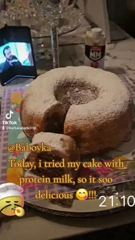 mnam😋#protein #milk #babovka #foryoupage #slovakia_tiktokers ##VoiceEffects #czech #hungarytiktok #cake #t 