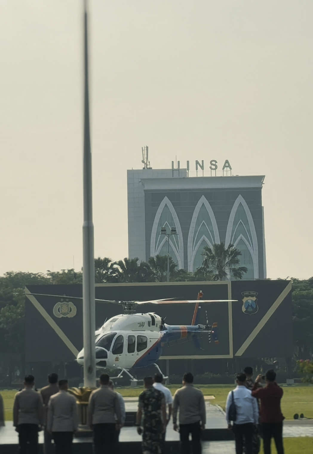 On duty Polda Jatim #fyp #surabaya 