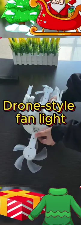 Beat the Heat with Our Drone - Style Fan Light!#DroneStyleFanLight #EasyInstallation#3SpeedWind#QuietCopperMotor#SummerCooling 