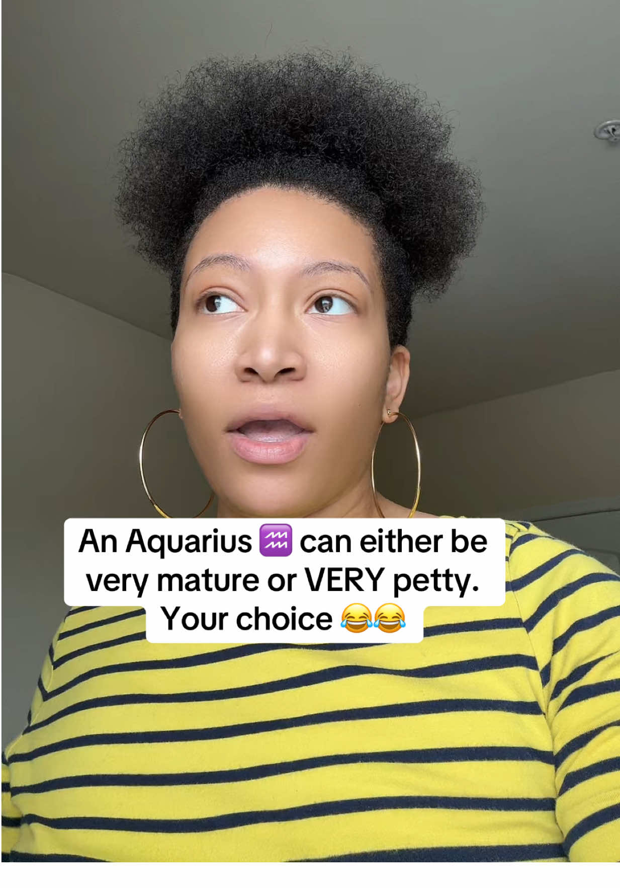 This can go one of two ways 😩😂 #aquarius♒️ #aquariusenergy #aquariuszodiac 