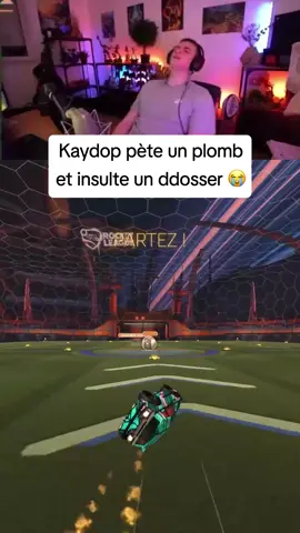 Kaydop pète un plomb à cause des streamhackers qui ddos 😭 #kaydop #rocketleague #rl #pourtoi