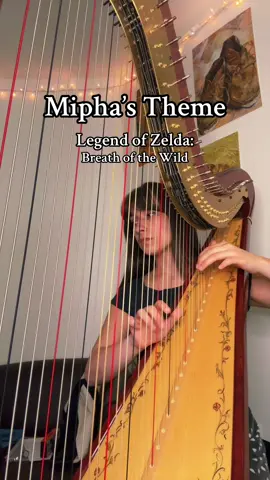 okay i kind of like the vibe it has on the harp too… thoughts? #tloz #legendofzelda #zelda #link #thelegendofzelda #breathofthewild #legendofzeldabreathofthewild #music #harp #harptok #foru