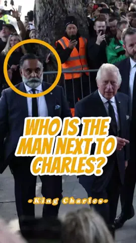 Who is the man with the thick white beard next to Charles?#celebrity #royalfamily #kingcharles #bodyguard #fyp #royal 