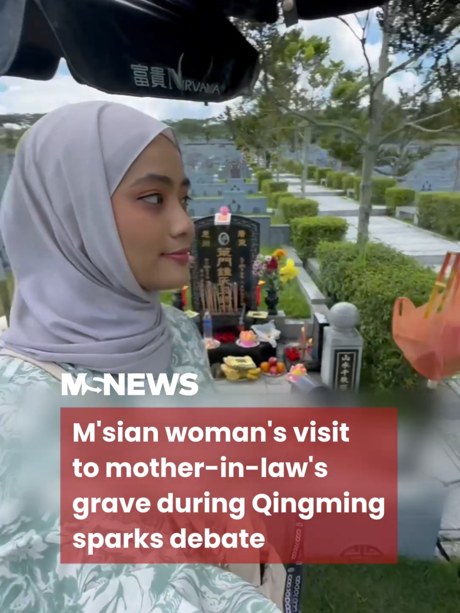 Ain shared that it was her first time experiencing the Qingming Festival’s tomb-sweeping tradition. #mustsharenews #tiktoksg #fypsg @thesmartlocalmy