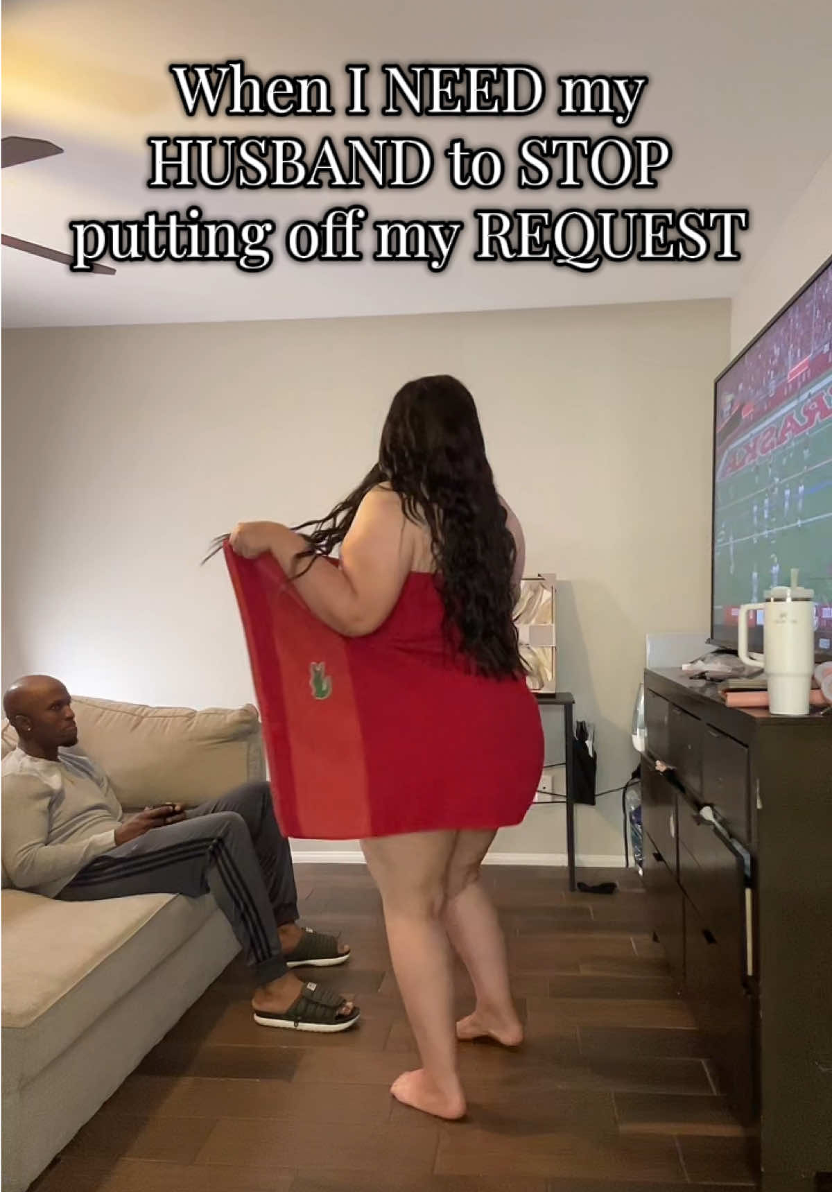 He needed some MOTIVATION 😜 #women #drama #funnyvideos #couplegoals #marriage #interracialmarriage #interracialcouple #husbandandwife #relatable #family #couple #couplehumor #couplesoftiktok #marriedlife #Relationship #funny #comedy #wivesoftiktok #MomsofTikTok #momcomedy #bigfamily #momof5 #bigfamilylife #momlife #thegreatwhitefamily #foryou #foryoupage #fyp #reels #fypage