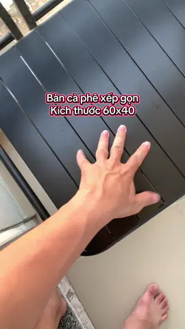 Bàn uống cà phê xếp gọn