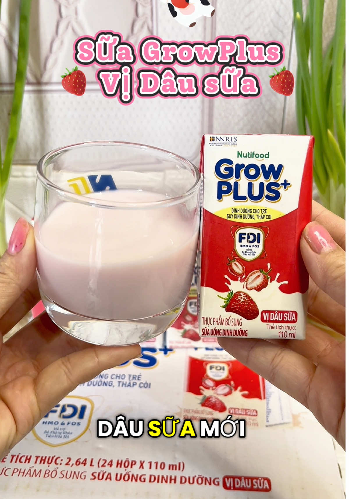 GrowPlus Vị Dâu sữa.. Thơm ngon la miệng ba mẹ tham khảo nhé #sữa #growplusnutifoodbac #phattrientoandien #xuhuong #titokshop #growplus #CapCut 