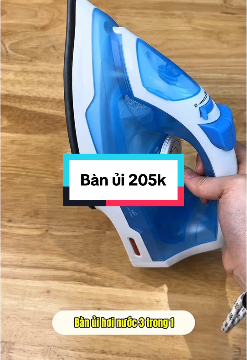 Bàn ủi hơi nước phun sương là khô được 3 chức năng sale #bulla8386 #banuidanang #banuihoinuoc #xuhuong #viral 