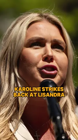 Karoline leavitt wants Lisandra Vazquez to disappear forever#fyp #foryoupage #tiktok #celebrity #karolineleavitt #trending