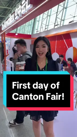 Welcome to first day of Canton Fair! #chinasourcing #cantonfair #sourcingtips #chinamanufacturer #chinafactory #china #shipping #airwallex #tradefair 