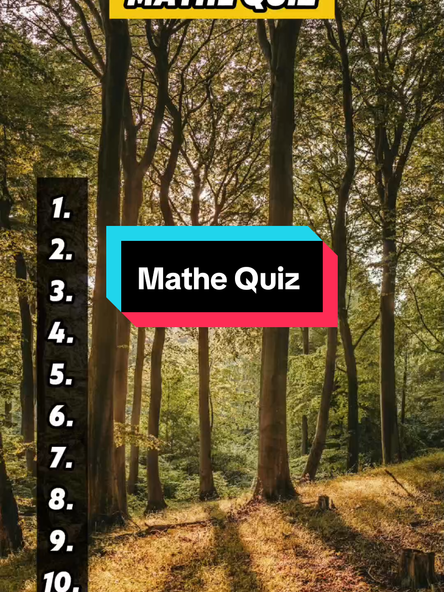 Mathe Quiz  #quiz #rätselchallenge #LearnOnTikTok #mathe 