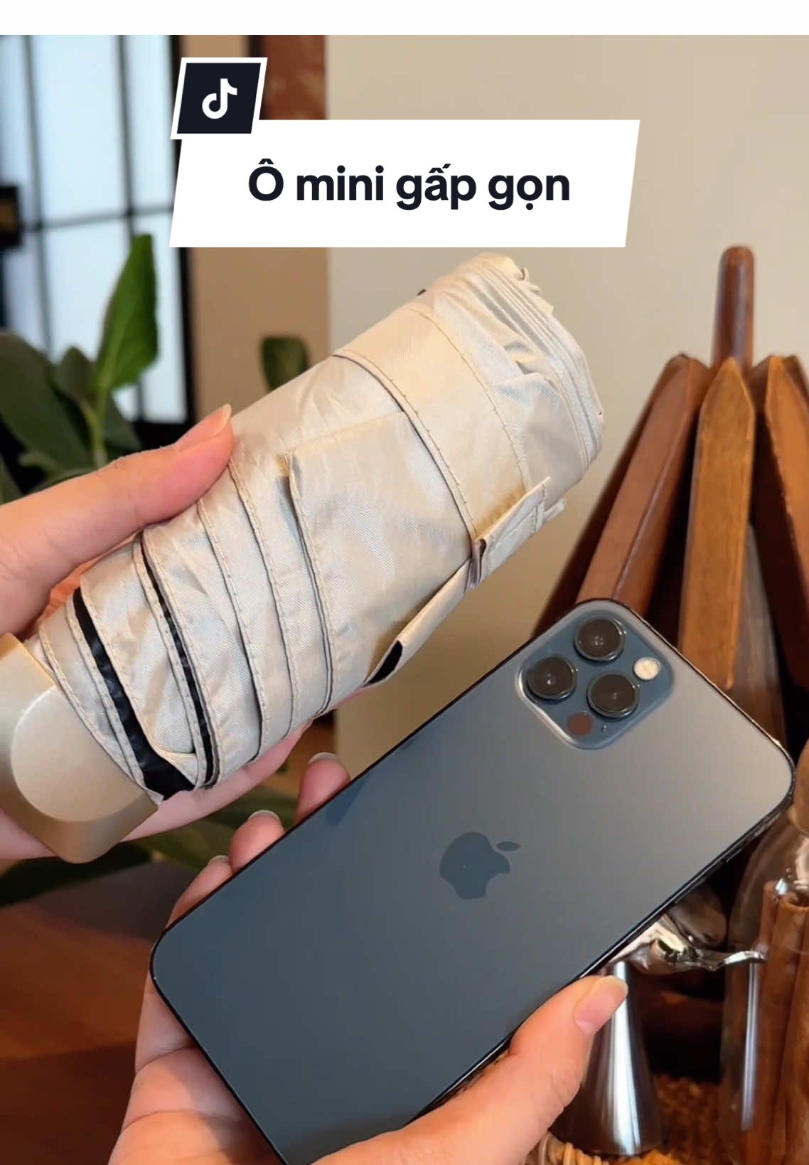 Ô nhỏ mini gấp gọn bỏ túi  #ominigapgon #ochenang #ominicamtay #ogapgon #ô #decorsiuxinh 