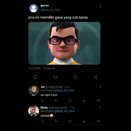 Dark sistem njir😹 NOTE : Aku tidak berniat menjatuhkan karakter Ejen Leon, tetapi aku tidak suka dengan gaya dia yang sok keren tapi lemah (mending lu pensi aja dari pada lanjut jadi ejen😹) #povtwitter #fyp #ejenali 