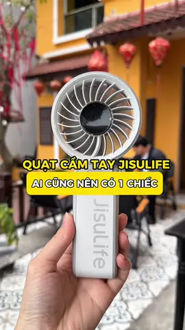 Quạt này cảm giác đúng như cái quạt trần, đi đâu dùng cũng tiện nữa #quạtmini #quatcamtay #quatcamtaymini #quatcamtayjisulife #jisulife #quatjisulife #quạt #dandanreview #xuhuong 