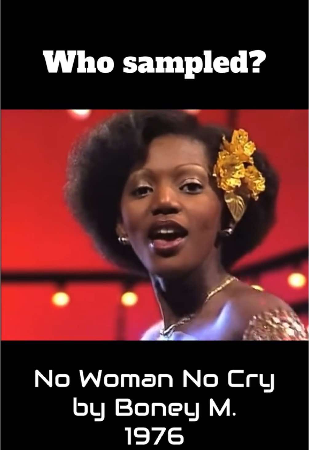 Hip Hop Heads: Recognize this sample/interpolation? No Woman No Cry by Boney M. 1976 #samples #hiphopsamples #whosampled #hiphopmusic #hiphopculture #90shiphop #oldschoolhiphop #eastcoasthiphop #fyp #foryoupage #fypage 