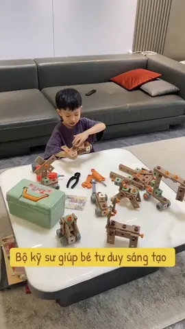 Đồ chơi kỹ sư lắp ghép giúp bé tư duy sáng tạo #xuhuongtiktok #fpyシ #dochoichobe #fpyシ 