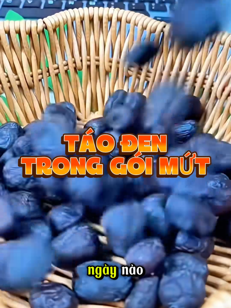 Táo đen trong gói mứt tết năm nào. #taoden #taodo #catlongnhuy 