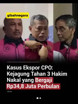 Gajinya sudah di naikan tetap aja korupsi🥲🥲 #jaksaagung #hakim #korupsi #ekspor #beritapolitik #beritatiktok #fypage #viralllllll 