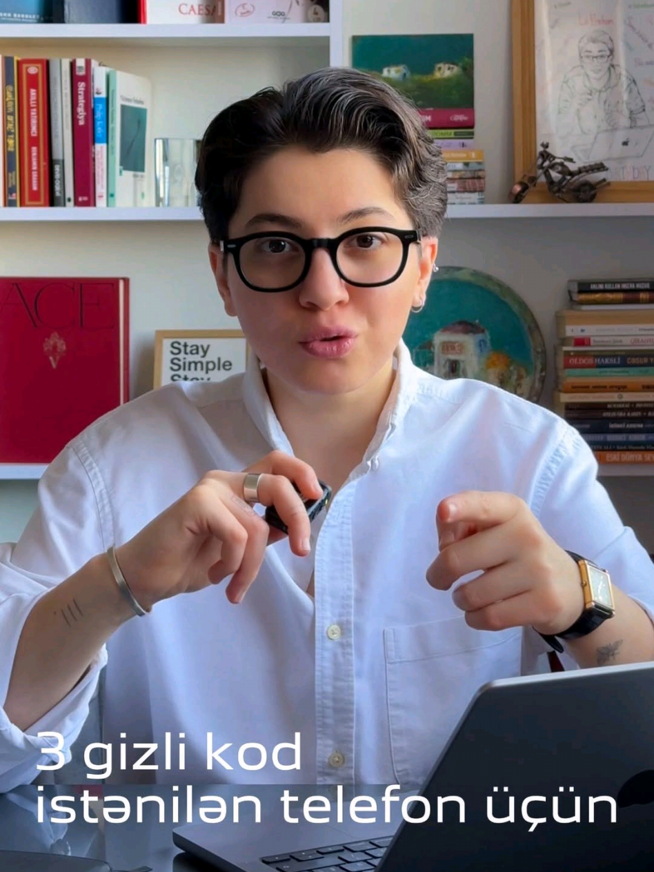 İstənilən telefonda bu 3 gizli kod köməyinizə çatacaq! 👌 #QabağaDüşənlər rubrikasında 83-cü bölümündə telefon istifadəçisi olan hər kəsin faydalana biləcəyi 3 gizli kodu paylaşdım. Unutmamaq üçün yadda saxlaya, faydalanmasını istədiyiniz dostlarınızla bölüşə bilərsiniz 🫰 #oldusağolun #lehashim #löhashim #iphone #techtips 