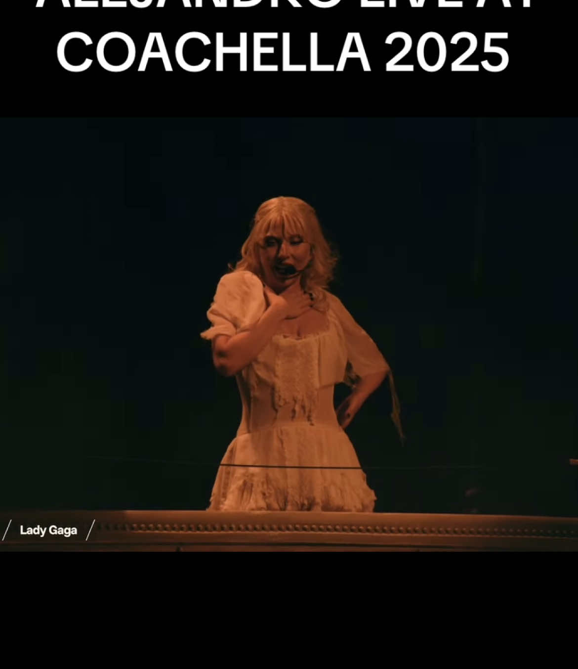 @ladygaga performs Alejandro live at Coachella 2025 #fyp #coachella #gagachella #fyppp #alejandro 