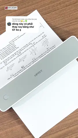 Trả lời @Vừa tìm job vừa đu idol🥲🕯🍀 Chiếc máy in di động MT610 Pro có cần thay ruy băng không? #hprt #HPRT #hprtprinter #hprtvietnam #mayinnhiet #mayindidong #hanin #inchuyennhiet #mayinmt610 #mt610 