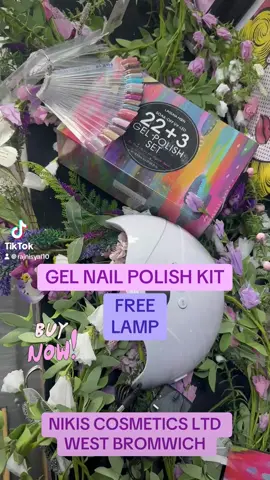Gel Nail Polish Kit 23 + 3 colours Laguna Moon now available with free lamp at Nikis Cosmetics Ltd. But now from TikTok link#fyp #pageforyou #foryou #viral #typage #page #you #pageforyou_#for #beauty #cheap #westbromwich #smethwick #realatable #handsworth #sutton#nailtech @NBR | nailedbyrih 