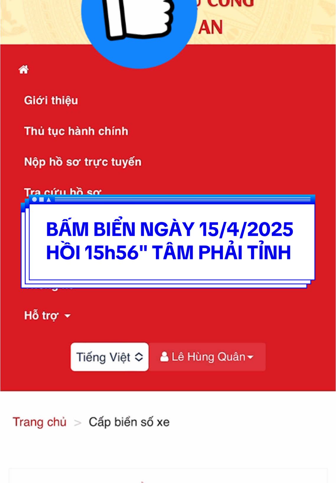 Bấm biển là phải có duyên và kiên trì#bamxetoantrinh #capdoigiaypheplaixe 